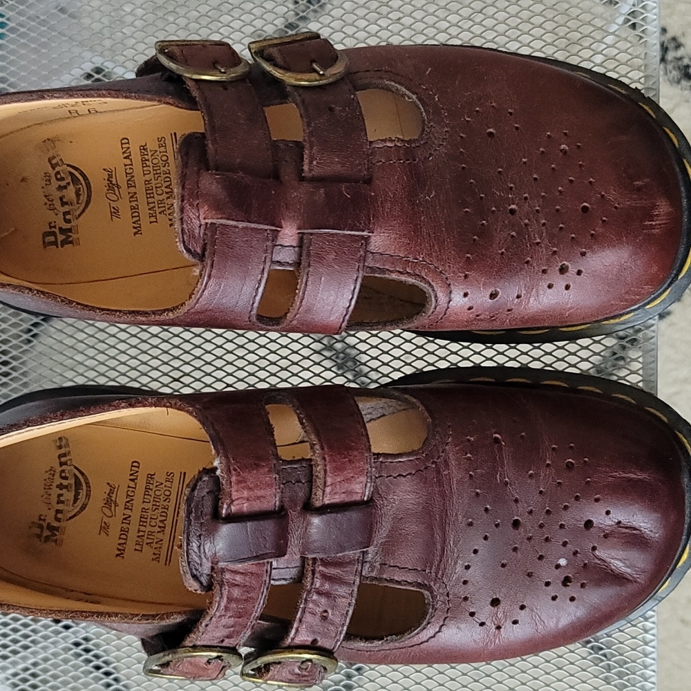 Dr. Martens brown Mary Janes 3 8065